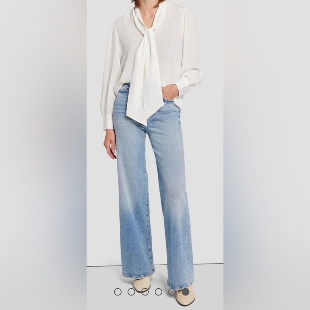 7 for all Mankind Luxe Ultra Highrise Cropped Jo -  Size 32